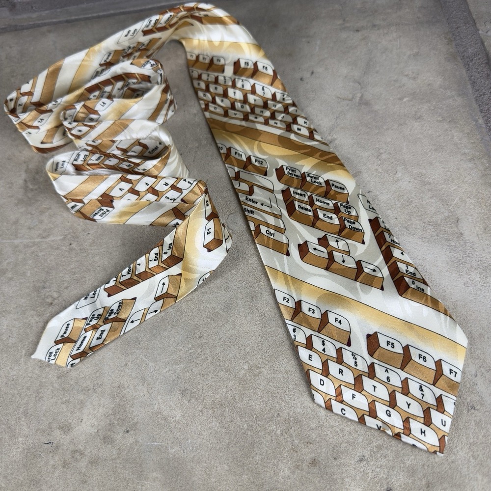 Steven Harris Handmade‎ Computer Keys Men's Tie